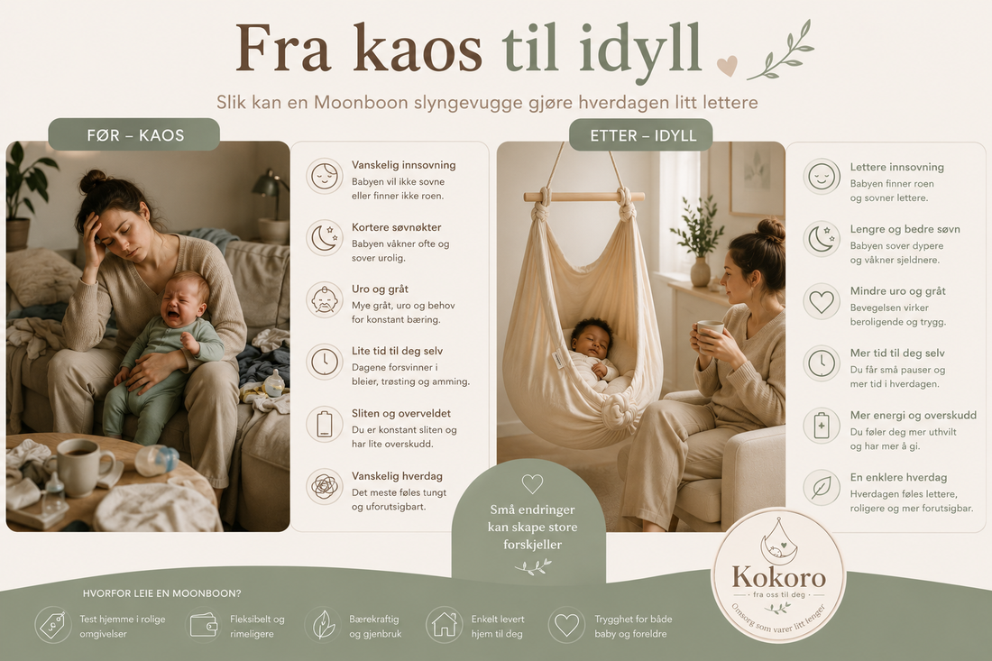 Fra kaos til idyll – slik kan en Moonboon gjøre småbarnshverdagen litt lettere